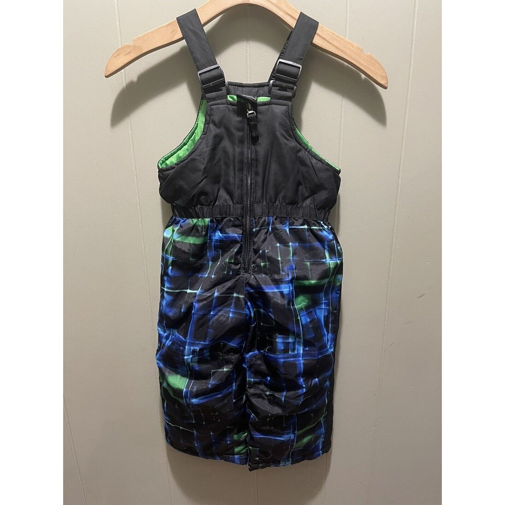 Zero Xposure ~ kids snow ski pants bib Boys Girls (2T) Black Green Blue